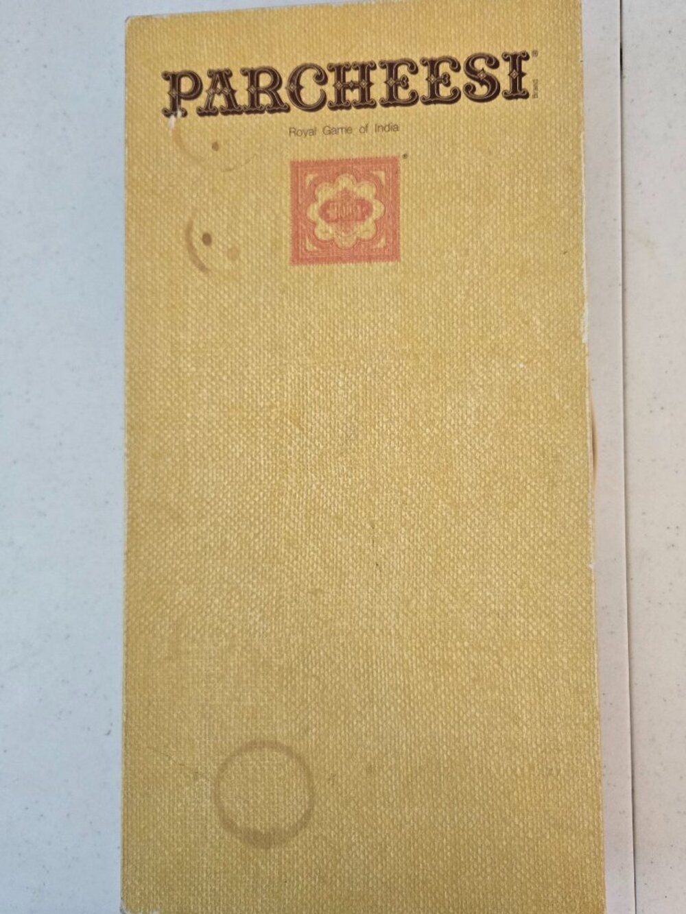 Parcheesi Royal Game of India Board Vintage Selchow & Righter 1975 COMPLETE